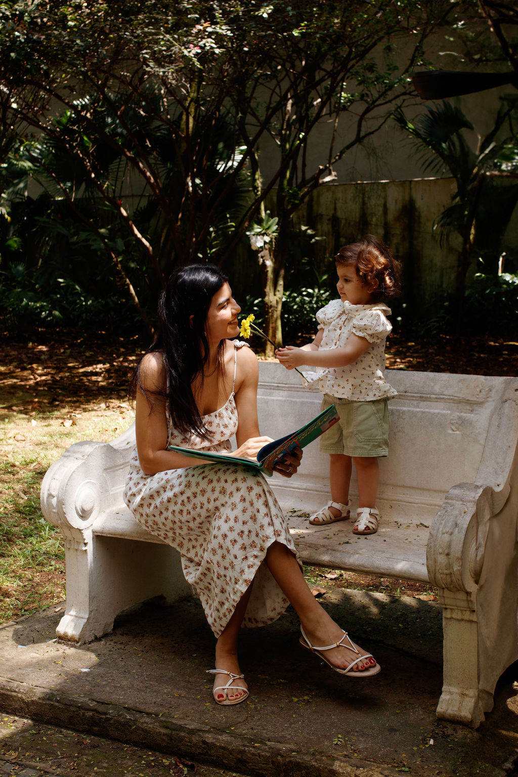Aléxia e a filha Emily